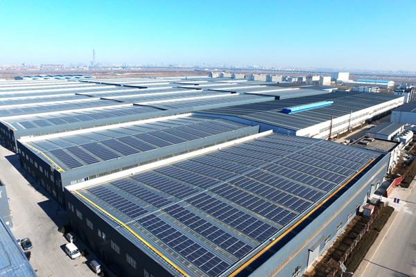 天津30MW工業(yè)屋頂光伏電站
